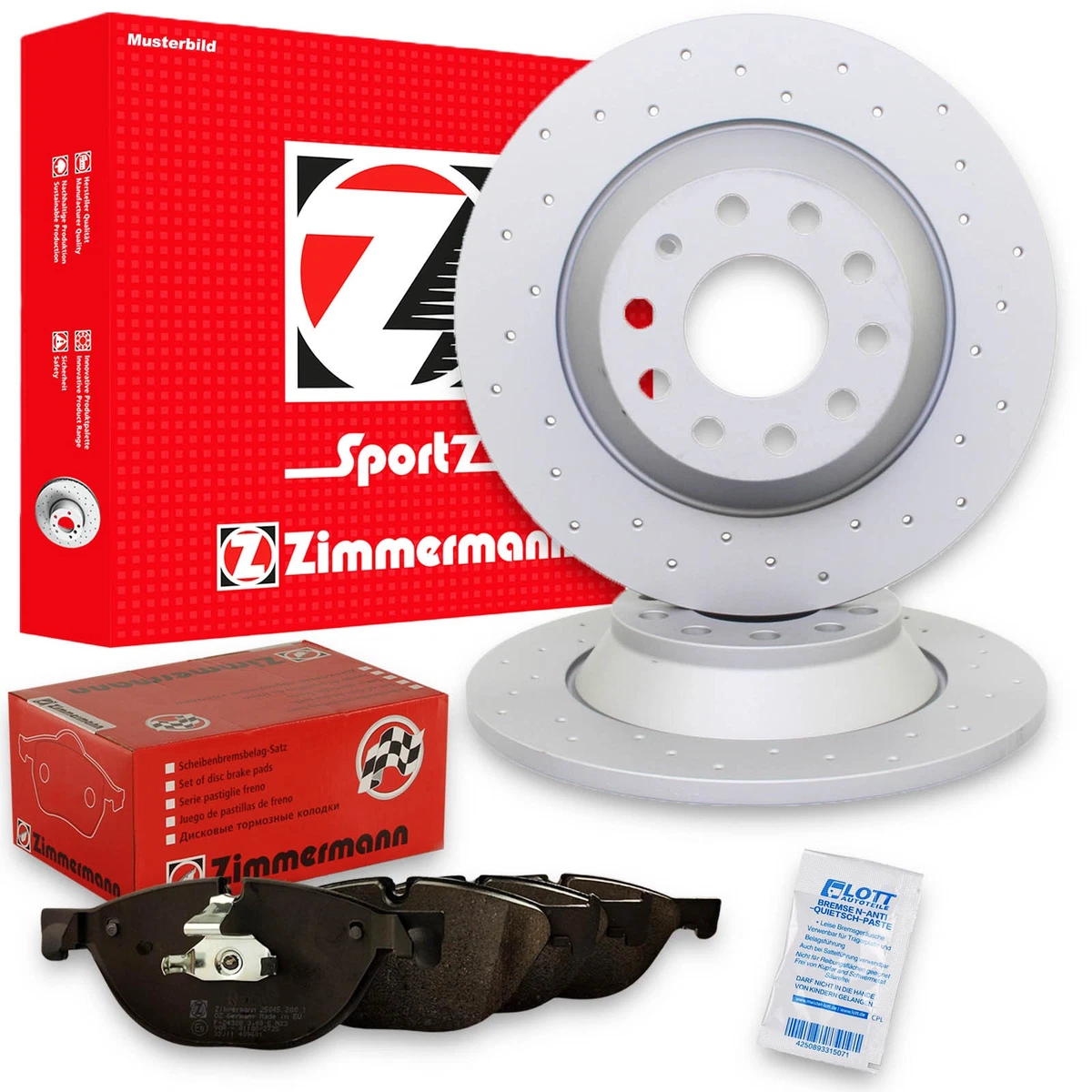 Гальмівні колодки та диски Zimmermann для Opel Insignia A Sports Tourer Гальмівні колодки та диски Zimmermann для Opel Insignia A Sports Tourer