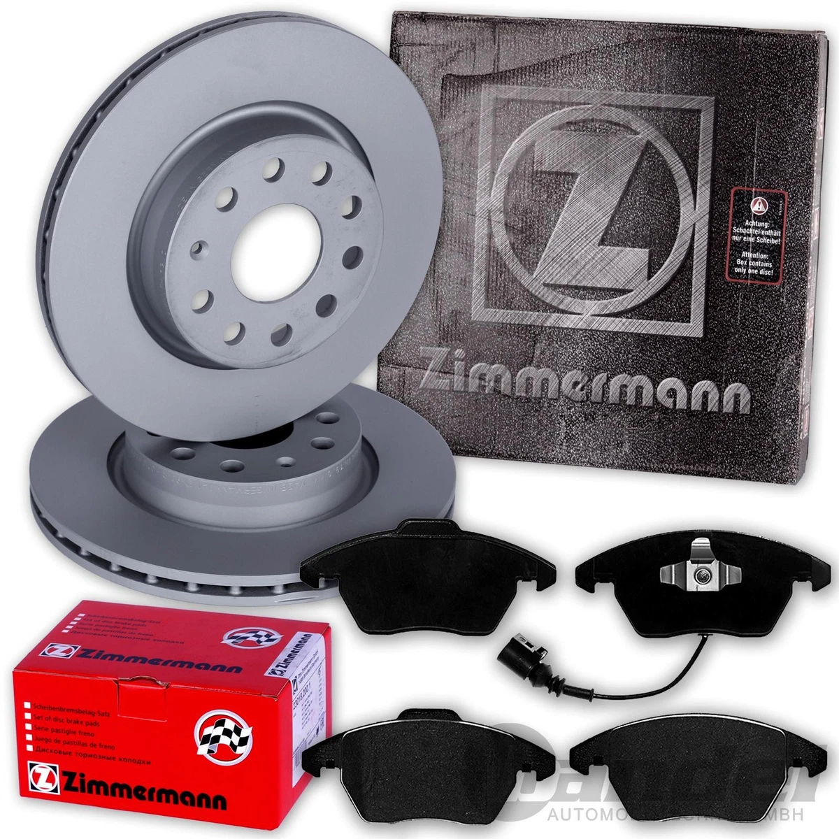 Otto-Zimmermann Гальмівні диски та колодки для NISSAN ALMERA