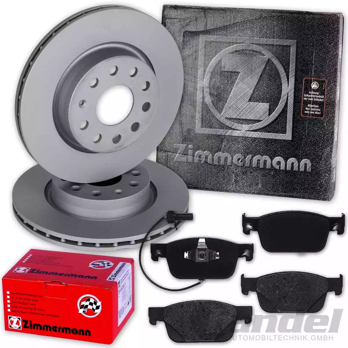 Безпечне гальмування для VW Transporter T5: якісні диски та колодки Zimmermann