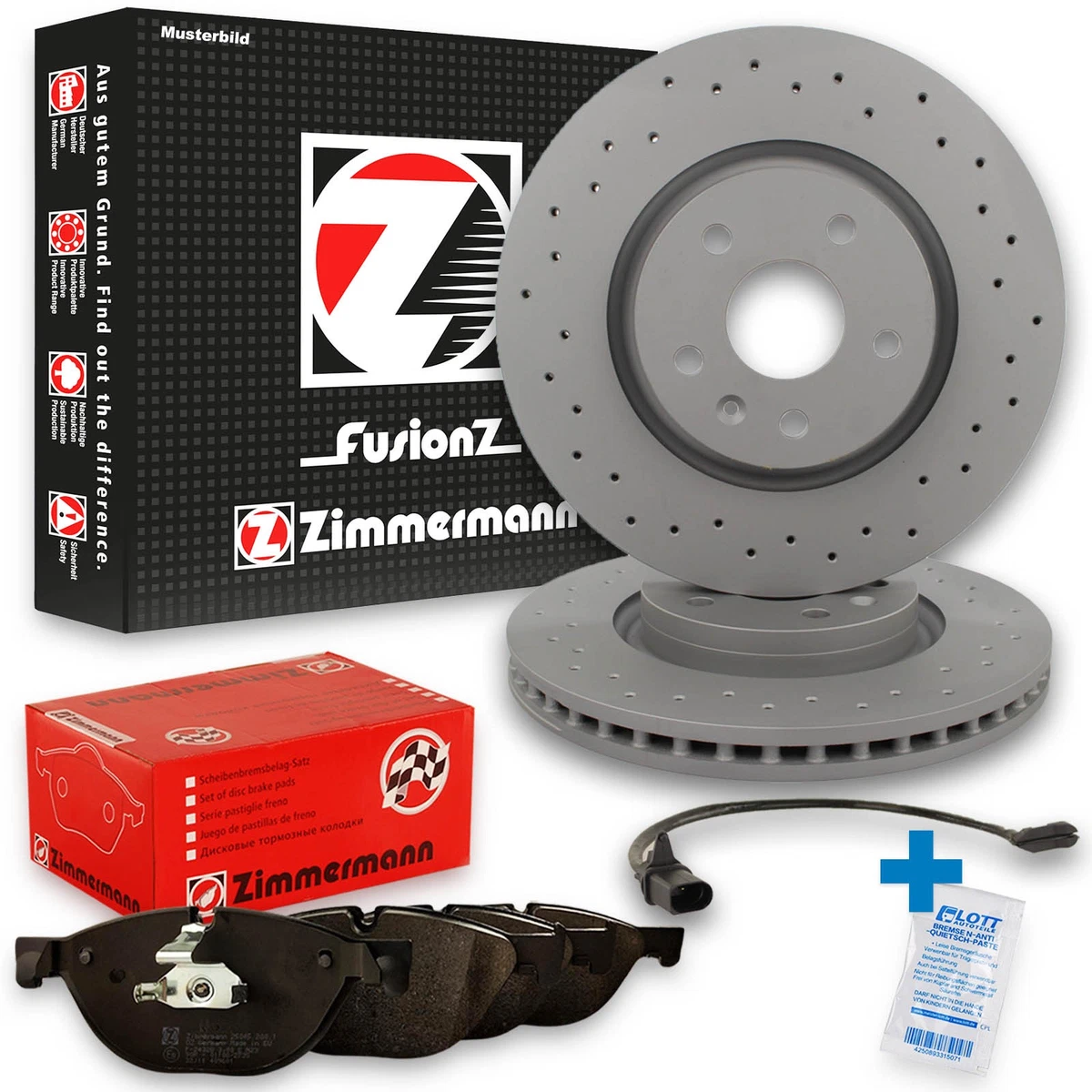 Безпечне водіння з Zimmermann для MERCEDES-BENZ S-КЛАС (W221) S 600