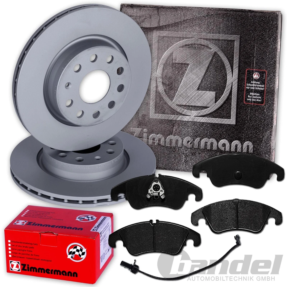 Гальмівні колодки та диски Zimmermann для JAGUAR XF (X250) — безпека та якість