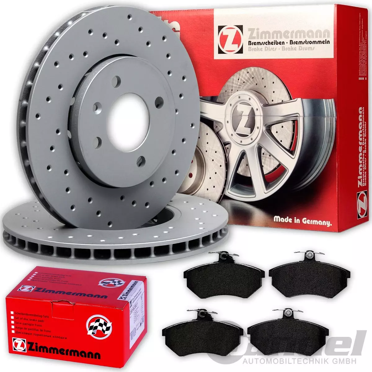 Гальмівні диски та колодки Zimmermann для Peugeot Expert (222) 1.9 D 70