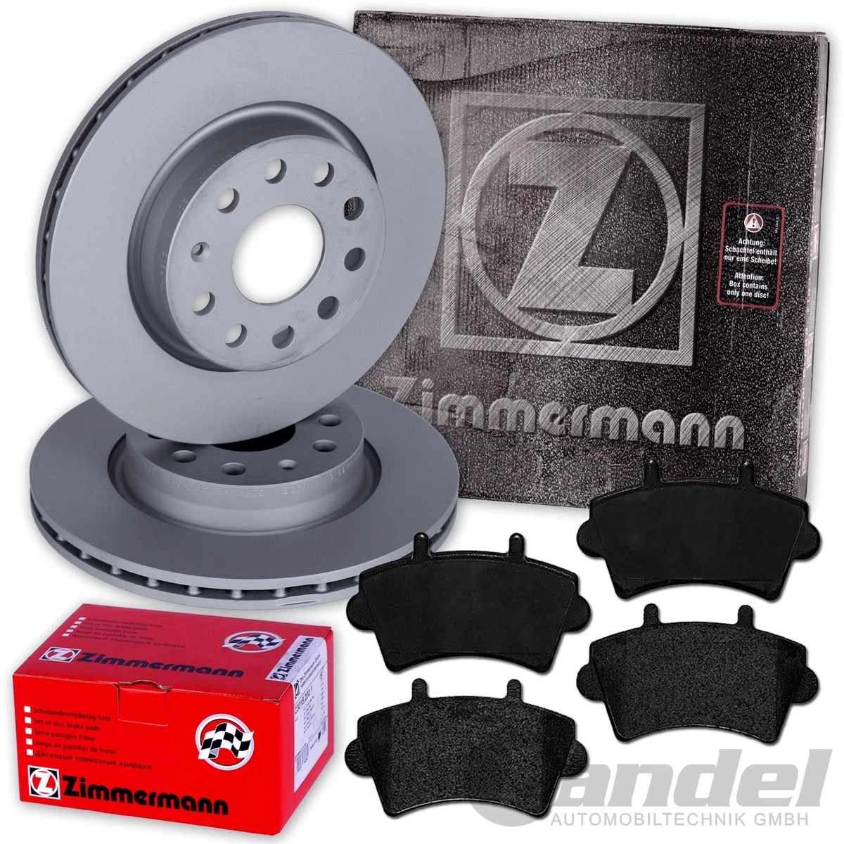 Безпечне гальмування для VW Transporter T5: якісні диски та колодки Zimmermann