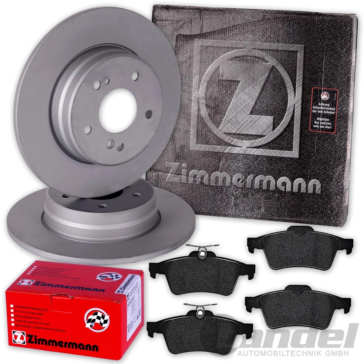 Гальмівні колодки та диски Zimmermann для FIAT PUNTO Van (17 Гальмівні колодки та диски Zimmermann для FIAT PUNTO Van (17