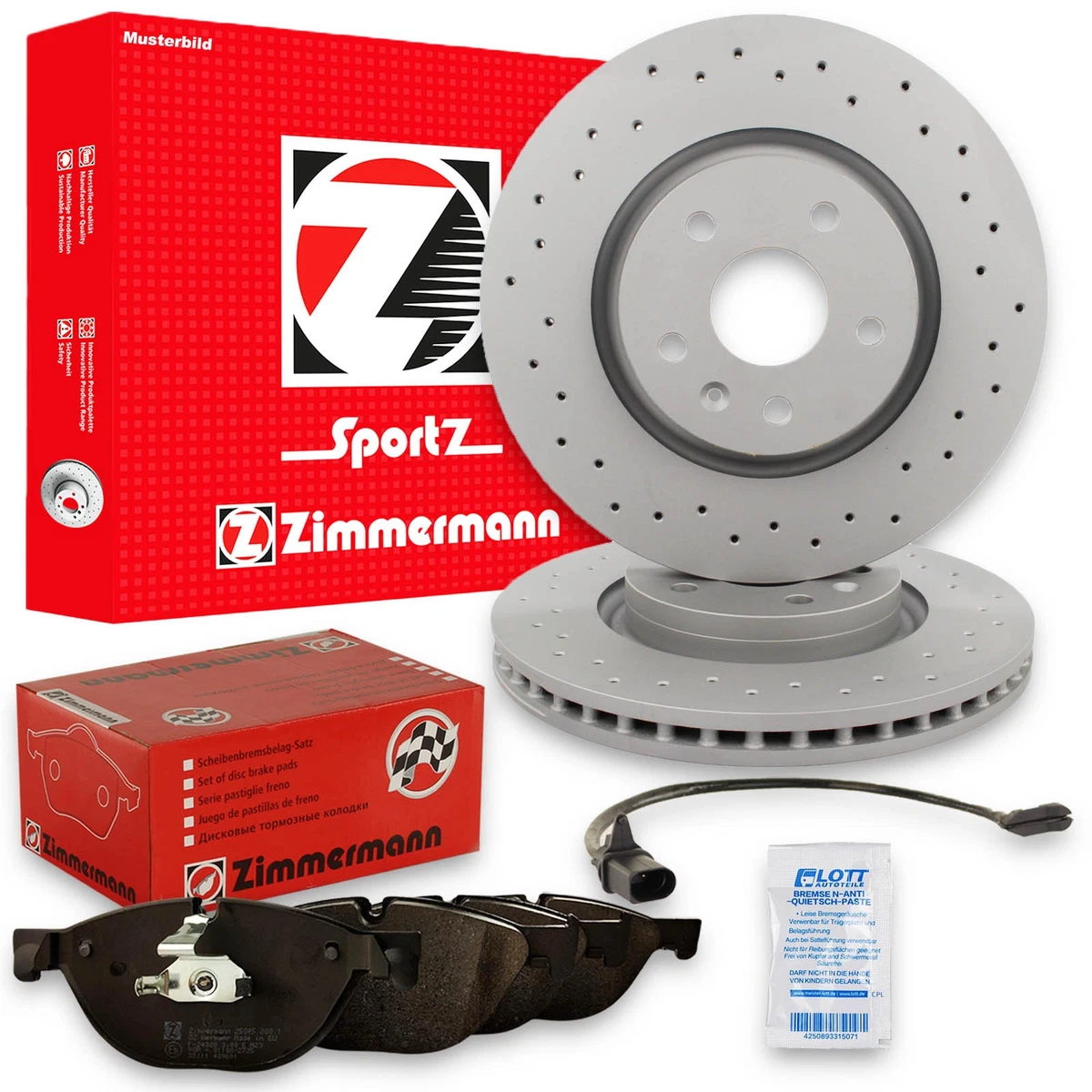 Гальмівні компоненти Zimmermann для Opel Calibra: безпека та якість