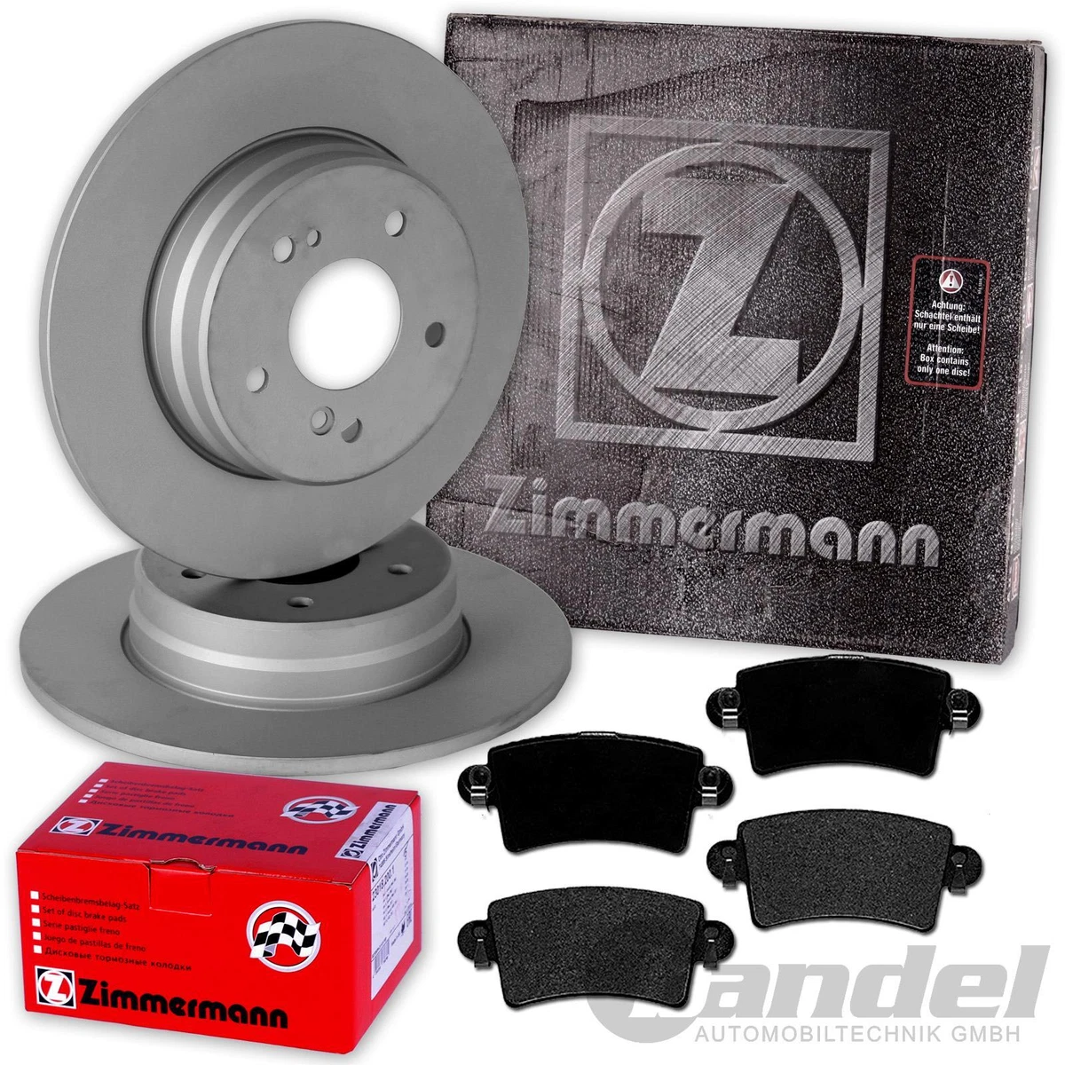 Гальмівні диски та колодки Zimmermann для MAZDA 121 III (JASM, JBSM) 1.25