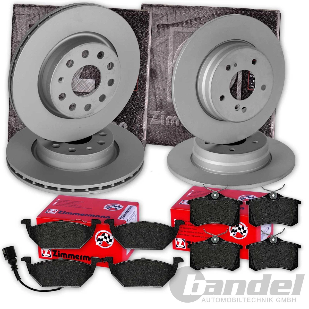 Гальмівні диски та колодки Zimmermann для SKODA OCTAVIA III Combi
