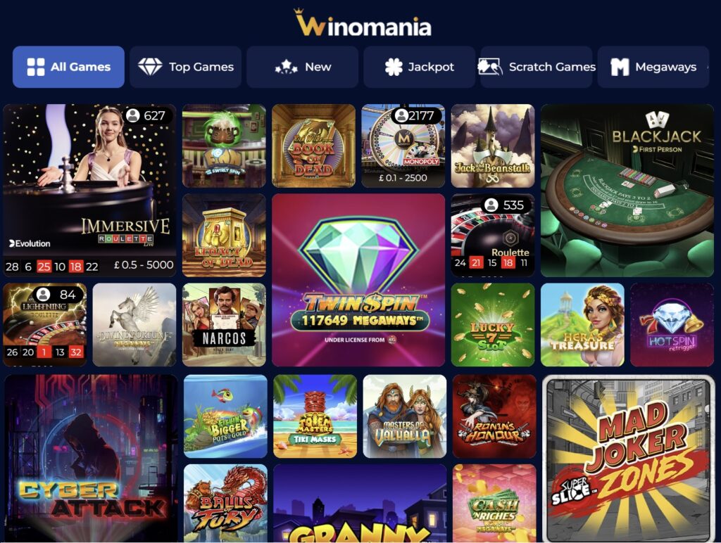 WinOMania Gambling Establishment Review (2025) - Rewarding VIP Program